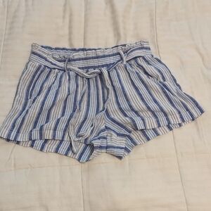 Rewind stripes lightweight linen blend pants size Medium